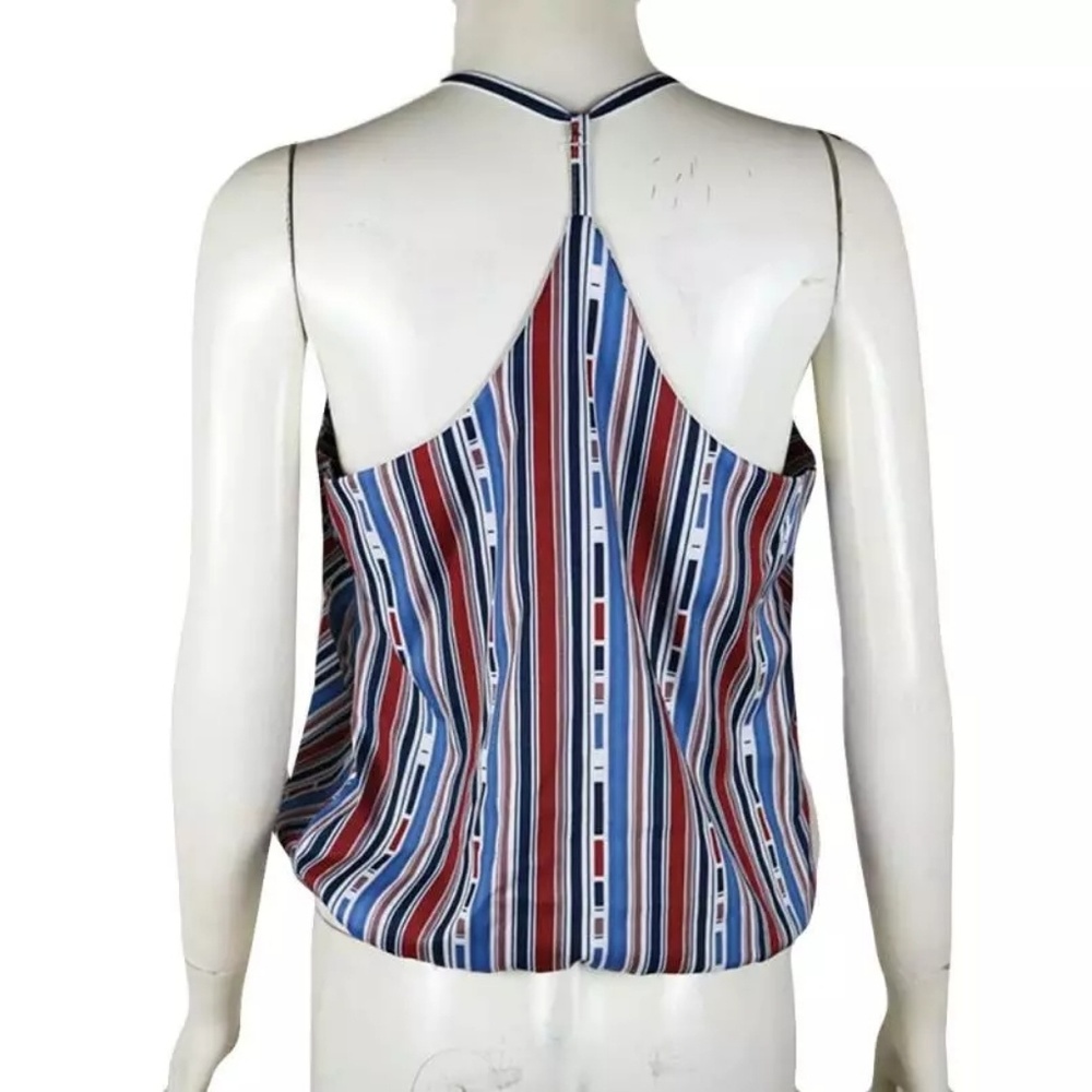 Multi Color Stripe Racerback Camisole Top - Picture 2 of 3